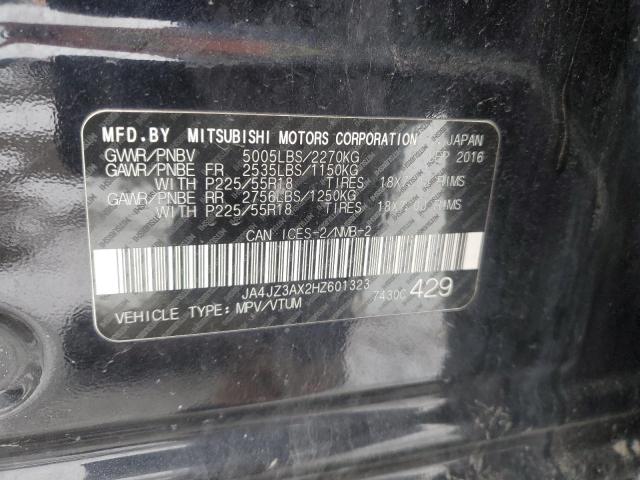 Продажа на аукционе авто 2017 Mitsubishi Outlander, vin: JA4JZ3AX2HZ601323, номер лота: 43418195
