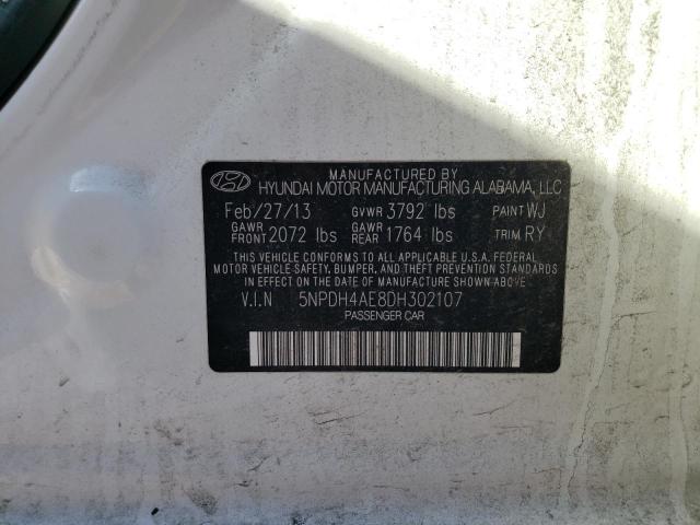 Aukcja sprzedaży 2013 Hyundai Elantra Gl, vin: 5NPDH4AE8DH302107, numer aukcji: 45897215