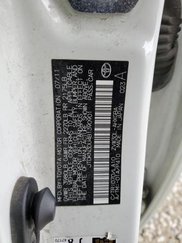 Aukcja sprzedaży 2011 Toyota Prius, vin: JTDKN3DU4B1390901, numer aukcji: 44977815