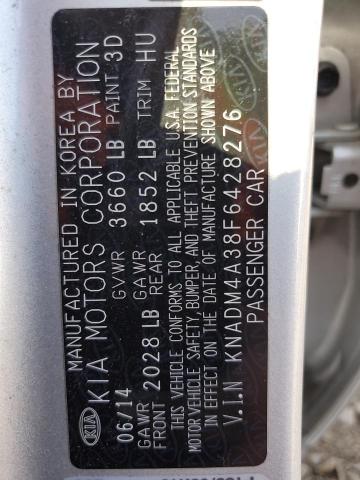 Aukcja sprzedaży 2015 Kia Rio, vin: KNADM4A38F6428276, numer aukcji: 43604375