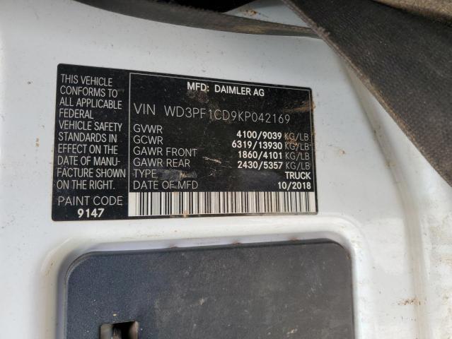 Aukcja sprzedaży 2019 Mercedes-benz Sprinter 2, vin: WD3PF1CD9KP042169, numer aukcji: 45392725