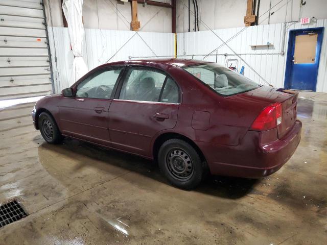 2002 Honda Civic მანქანა იყიდება აუქციონზე, vin: 2HGES16542H548978, აუქციონის ნომერი: 45297635