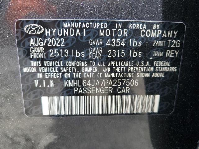 Aukcja sprzedaży 2023 Hyundai Sonata, vin: KMHL64JA7PA257506, numer aukcji: 45128095