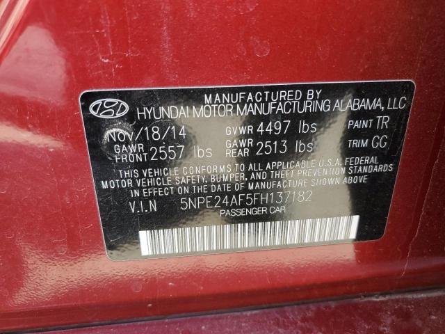 Aukcja sprzedaży 2015 Hyundai Sonata, vin: 5NPE24AF5FH137182, numer aukcji: 45593885