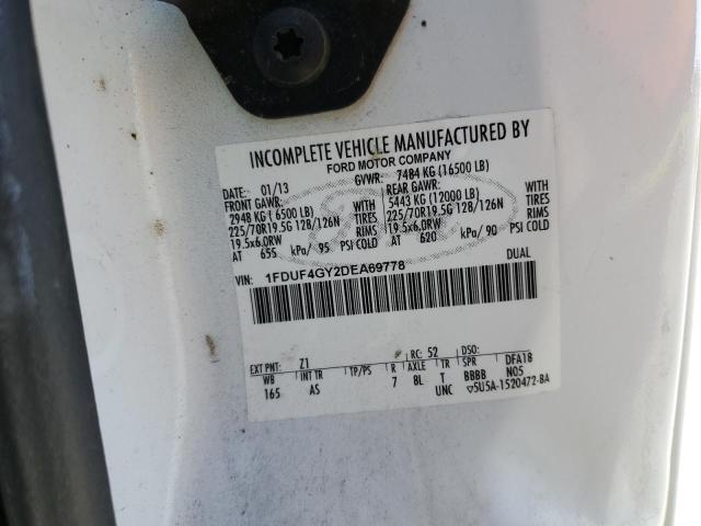 45100095 :رقم المزاد ، 1FDUF4GY2DEA69778 vin ، 2013 Ford F450 مزاد بيع