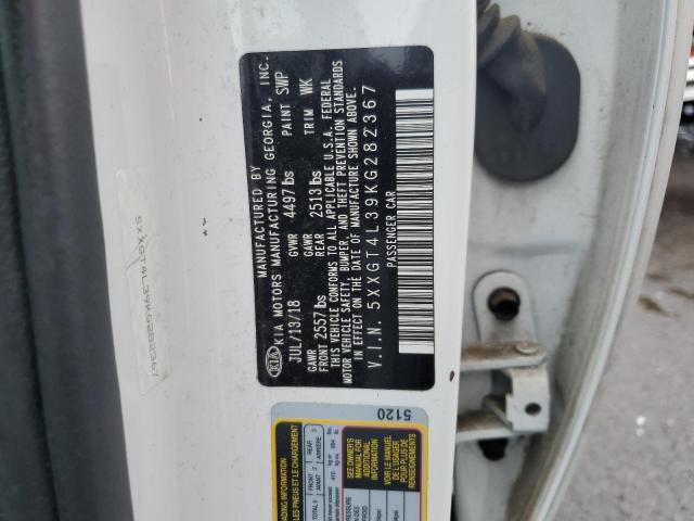 45424855 :رقم المزاد ، 5XXGT4L39KG282367 vin ، 2019 Kia Optima Lx مزاد بيع