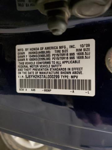 Продажа на аукционе авто 2010 Honda Element, vin: 5J6YH2H37AL000299, номер лота: 46484775