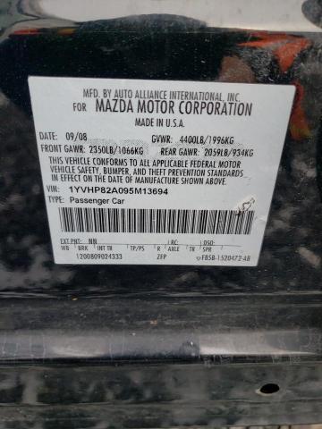 Aukcja sprzedaży 2009 Mazda 6, vin: 1YVHP82A095M13694, numer aukcji: 43048065