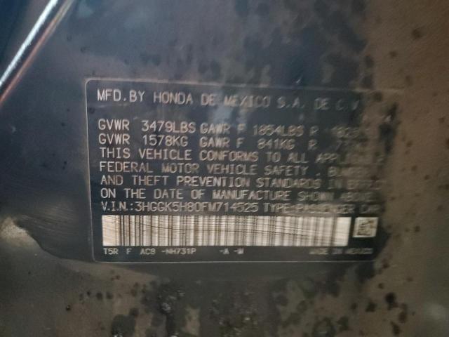 Продаж на аукціоні авто 2015 Honda Fit, vin: 3HGGK5H80FM714525, номер лоту: 44030405