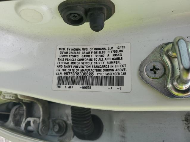 Продажа на аукционе авто 2014 Honda Civic, vin: 19XFB2F56EE003955, номер лота: 45409895