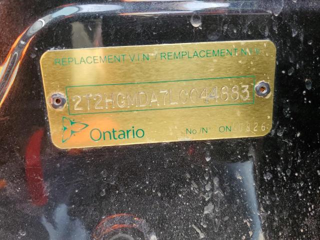 46354575 :رقم المزاد ، 2T2HGMDA7LC044883 vin ، 2020 Lexus Rx مزاد بيع