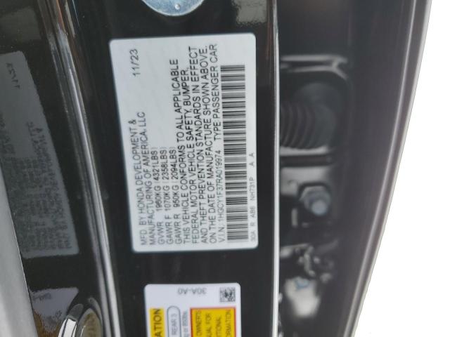 Продаж на аукціоні авто 2024 Honda Accord, vin: 1HGCY1F37RA019974, номер лоту: 45952875