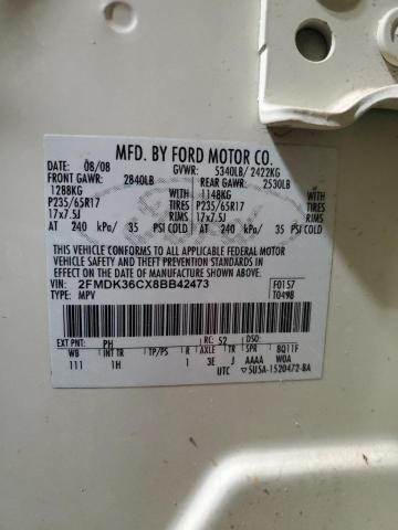 Aukcja sprzedaży 2008 Ford Edge Se, vin: 2FMDK36CX8BB42473, numer aukcji: 45102655
