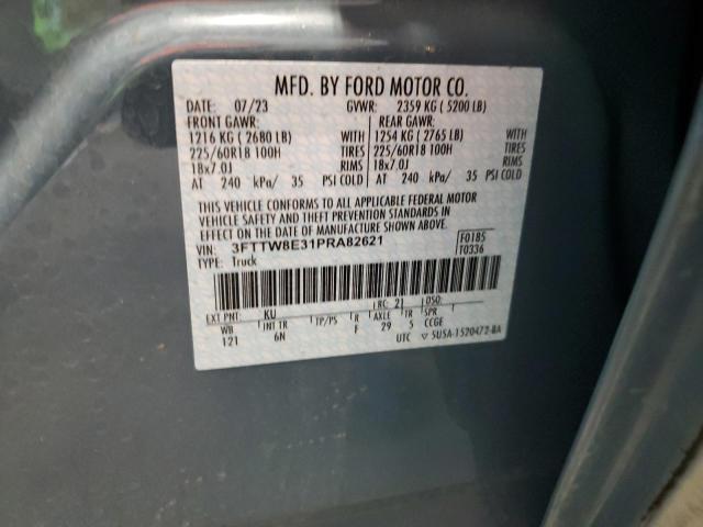 46585115 :رقم المزاد ، 3FTTW8E31PRA82621 vin ، 2023 Ford Maverick X مزاد بيع