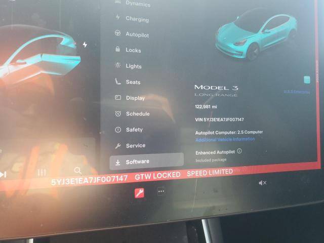 46271485 :رقم المزاد ، 5YJ3E1EA7JF007147 vin ، 2018 Tesla Model 3 مزاد بيع