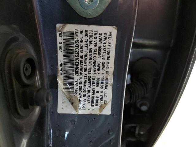 Aukcja sprzedaży 2016 Honda Civic Lx, vin: 19XFC2F51GE046387, numer aukcji: 45139415