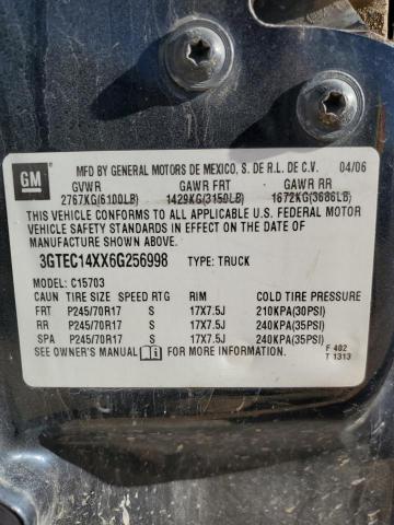 Продаж на аукціоні авто 2006 Gmc New Sierra, vin: 3GTEC14XX6G256998, номер лоту: 43909115