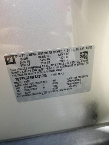Продаж на аукціоні авто 2015 Cadillac Srx Luxury, vin: 3GYFNBE39FS621095, номер лоту: 46683675