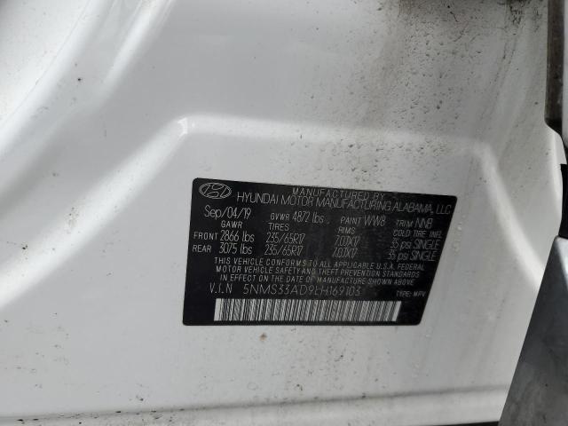 Продаж на аукціоні авто 2020 Hyundai Santa Fe, vin: 5NMS33AD9LH169103, номер лоту: 87808265