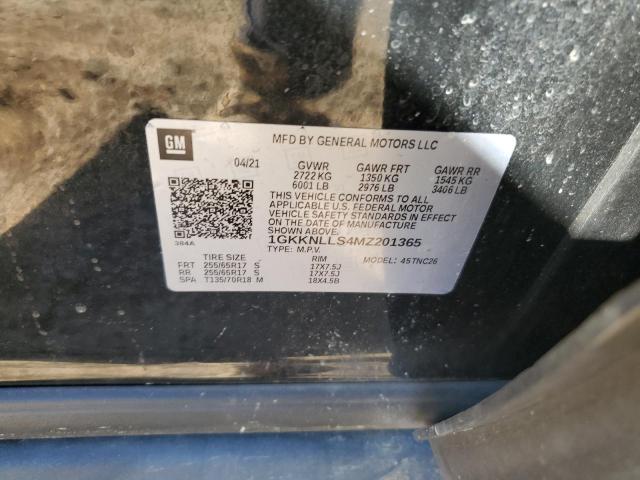 Aukcja sprzedaży 2021 Gmc Acadia, vin: 1GKKNLLS4MZ201365, numer aukcji: 46799285