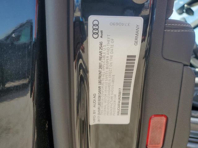 Aukcja sprzedaży 2018 Audi S4, vin: WAUC4AF44JA058817, numer aukcji: 47436655