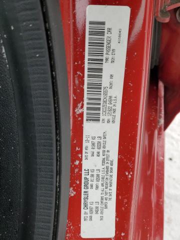 Продажа на аукционе авто 2012 Dodge Avenger Sx, vin: 1C3CDZEG8CN165575, номер лота: 45357815