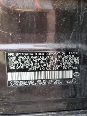 43514585 :رقم المزاد ، JTHCE1BL9FA001869 vin ، 2015 Lexus Gs مزاد بيع
