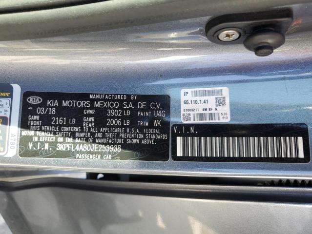 Aukcja sprzedaży 2018 Kia Forte, vin: 3KPFL4A80JE253938, numer aukcji: 47208275
