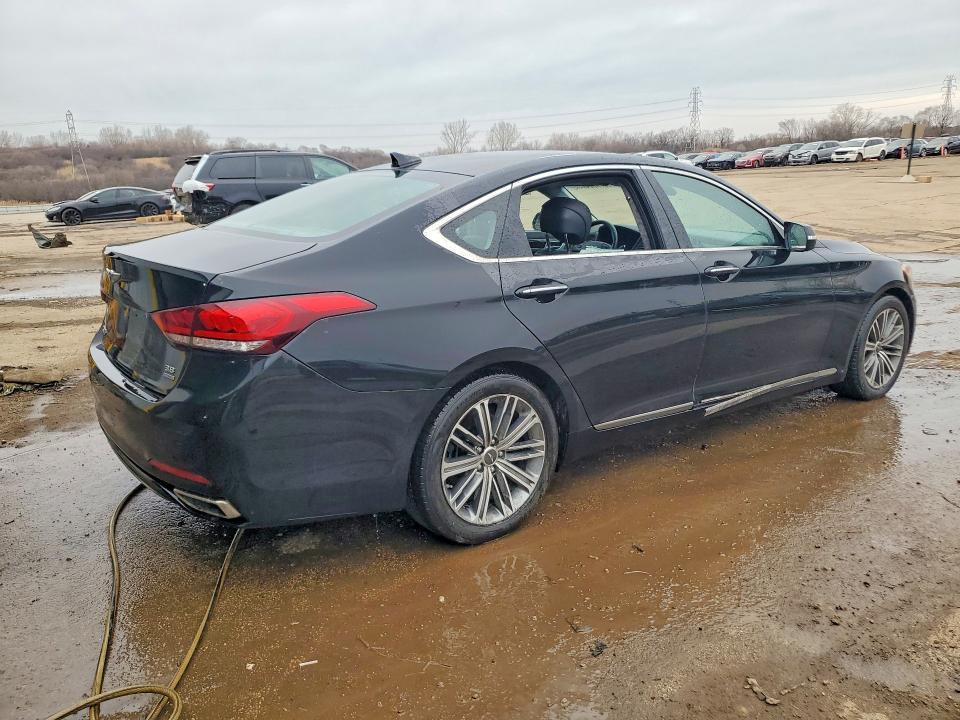 2019 Genesis G80 მანქანა იყიდება აუქციონზე, vin: KMTFN4JE2KU313108, აუქციონის ნომერი: 77407315