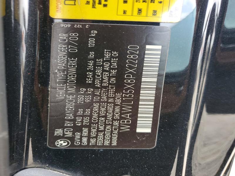 Продажа на аукционе авто 2008 Bmw 328, vin: WBAWL135X8PX22820, номер лота: 79167515