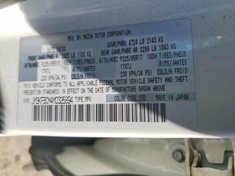 Продаж на аукціоні авто 2021 Mazda Cx-5, vin: JM3KFBCM4M0325894, номер лоту: 76286235