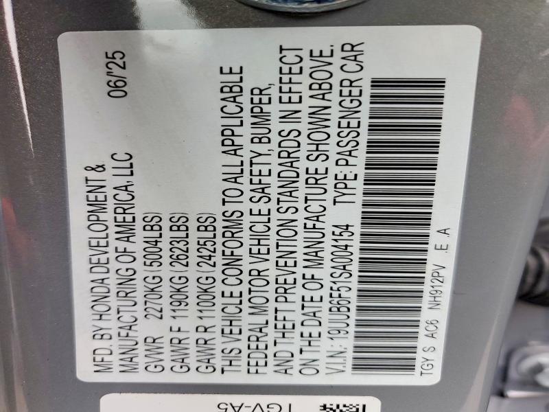 Продажа на аукционе авто 2025 Acura Tlx, vin: 19UUB6F51SA004154, номер лота: 78546475