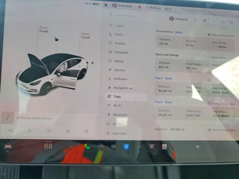 76348155 :رقم المزاد ، 5YJ3E1EA1NF111350 vin ، 2022 Tesla Model 3 مزاد بيع