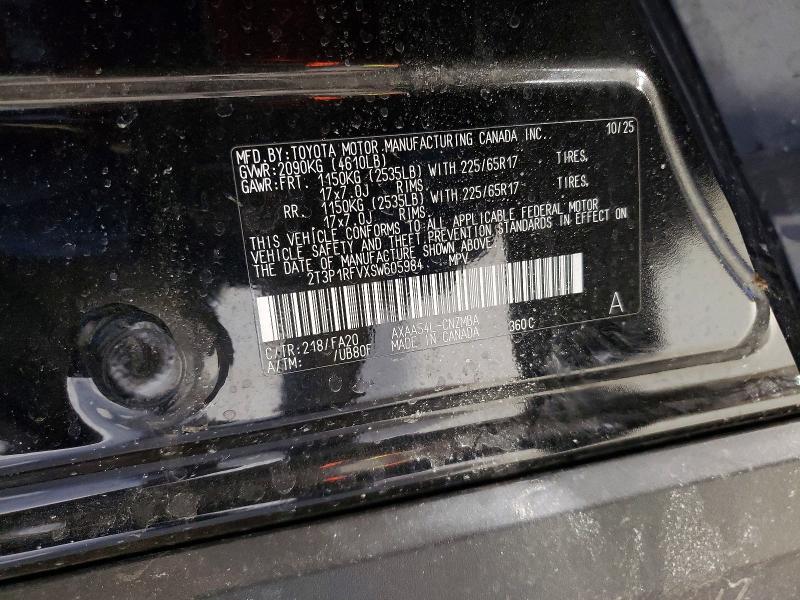 Продажа на аукционе авто 2025 Toyota Rav4, vin: 2T3P1RFVXSW605984, номер лота: 77188405