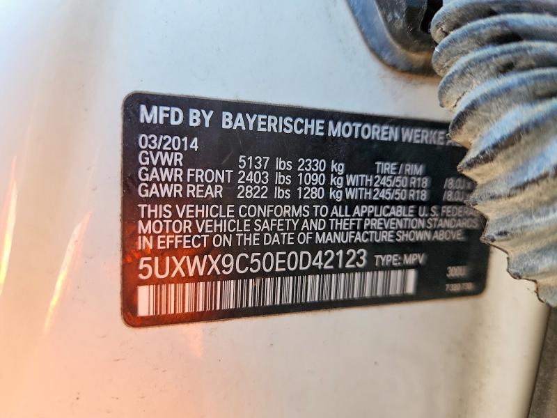 Aukcja sprzedaży 2014 Bmw X3, vin: 5UXWX9C50E0D42123, numer aukcji: 78928015