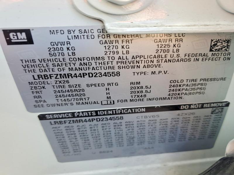 Продаж на аукціоні авто 2023 Buick Envision, vin: LRBFZMR44PD234558, номер лоту: 77799265