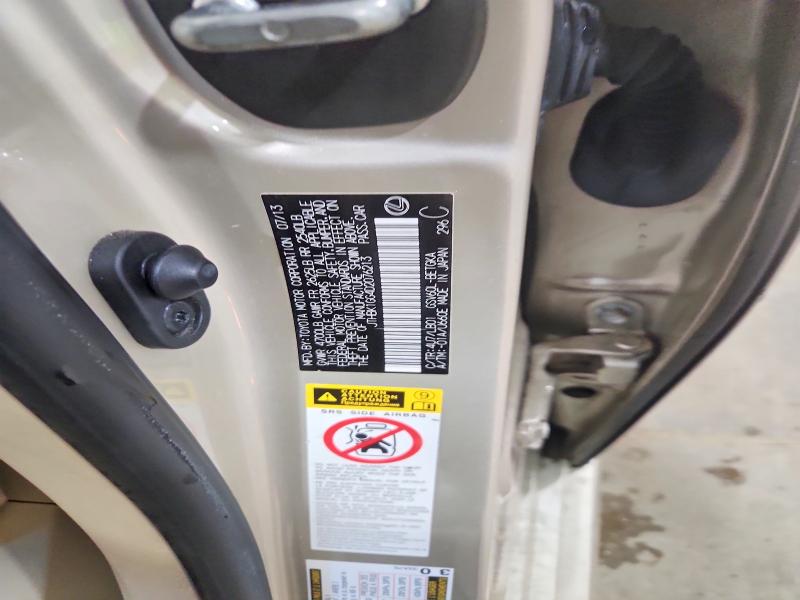 78071715 :رقم المزاد ، JTHBK1GG4D2076213 vin ، 2013 Lexus Es 350 مزاد بيع