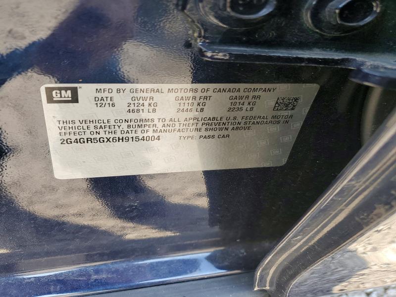 Aukcja sprzedaży 2017 Buick Regal, vin: 2G4GR5GX6H9154004, numer aukcji: 76430245