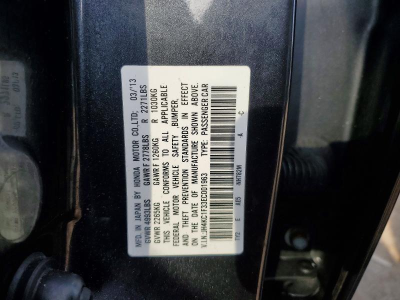 Aukcja sprzedaży 2014 Acura Rlx, vin: JH4KC1F33EC001963, numer aukcji: 78687375