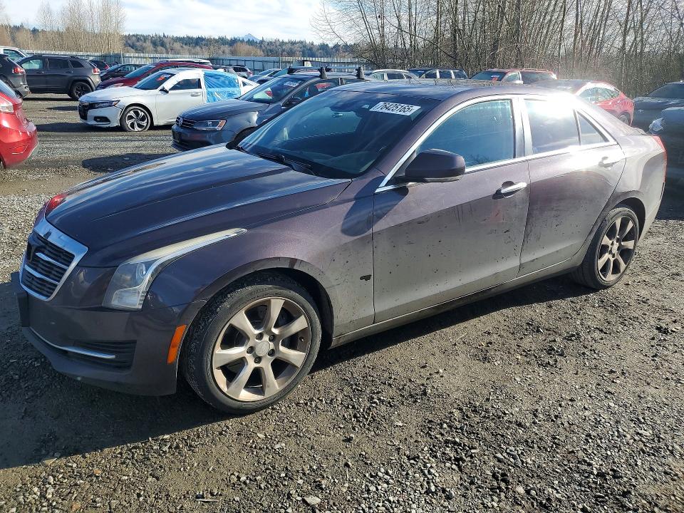 76425165 :رقم المزاد ، 1G6AH5SX4F0104765 vin ، 2015 Cadillac Ats مزاد بيع