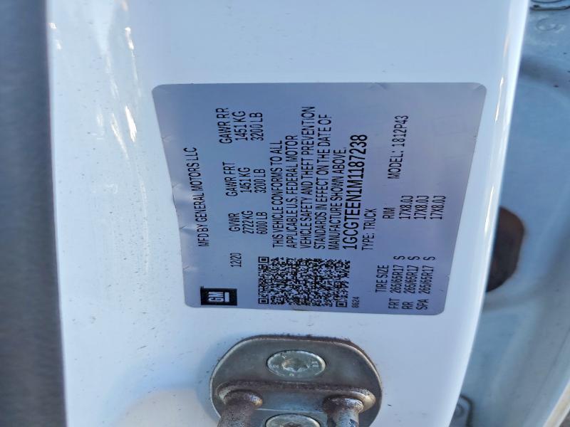 Aukcja sprzedaży 2021 Chevrolet Colorado, vin: 1GCGTEEN1M1187238, numer aukcji: 78556185