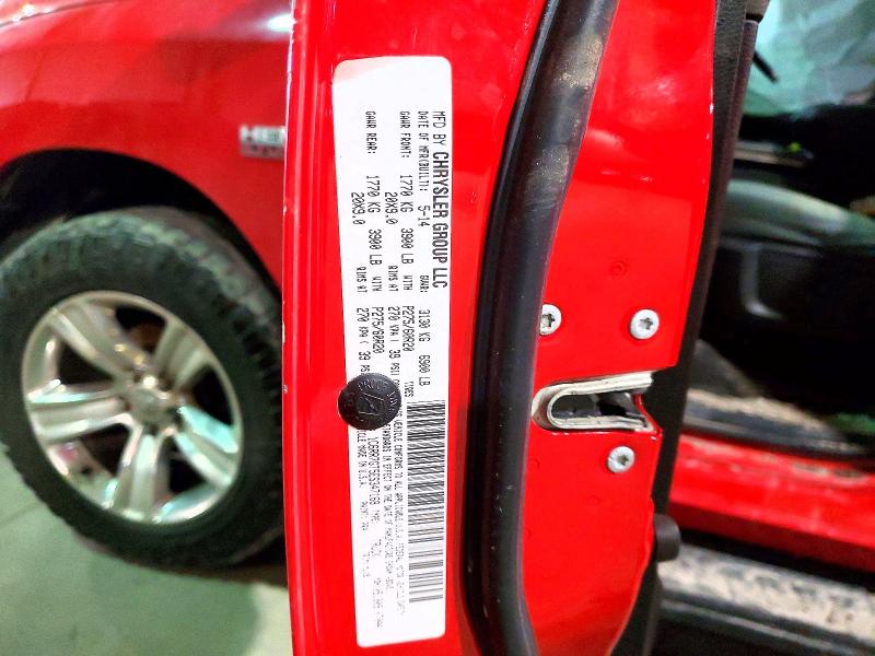 78538235 :رقم المزاد ، 1C6RR7GT5ES347168 vin ، 2014 Ram 1500 مزاد بيع