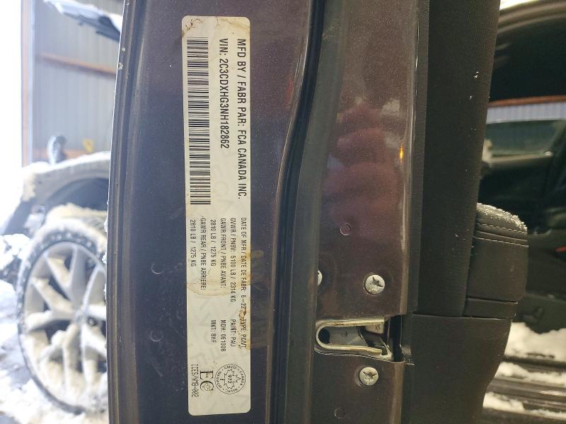 2022 Dodge Charger მანქანა იყიდება აუქციონზე, vin: 2C3CDXHG3NH182862, აუქციონის ნომერი: 74798635