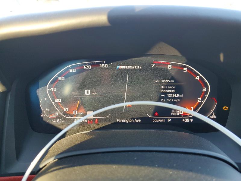 2019 Bmw M850xi მანქანა იყიდება აუქციონზე, vin: WBABC4C53KBU95927, აუქციონის ნომერი: 77180695