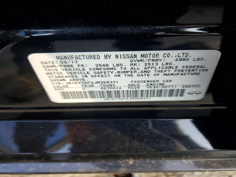 Продажа на аукционе авто 2018 Infiniti Q50, vin: JN1EV7AP2JM358371, номер лота: 78060715