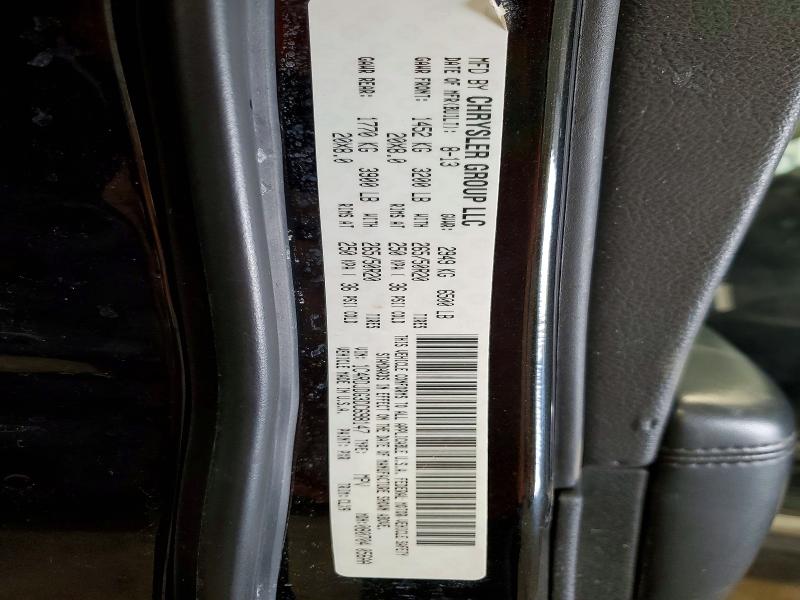 74752935 :رقم المزاد ، 1C4RDJDG3DC698147 vin ، 2013 Dodge Durango مزاد بيع
