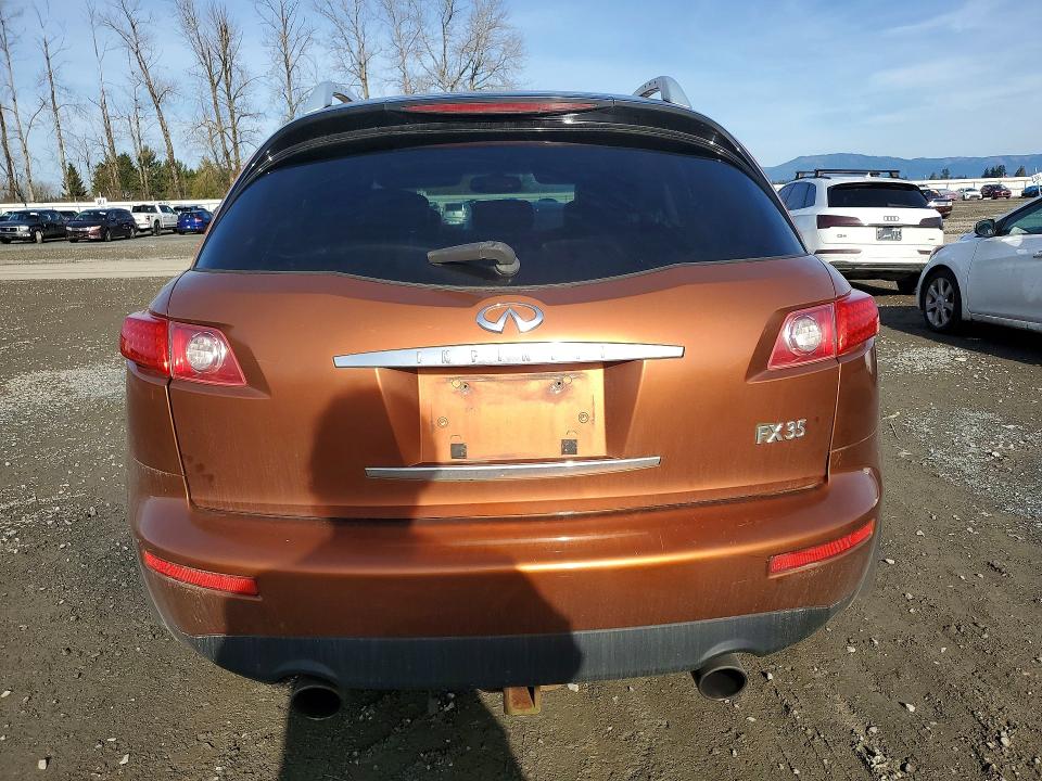 76352025 :رقم المزاد ، JNRAS08W14X203466 vin ، 2004 Infiniti Fx35 مزاد بيع