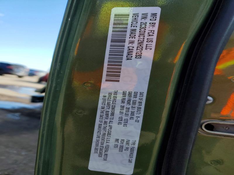 Продаж на аукціоні авто 2022 Dodge Charger, vin: 2C3CDXCT2NH221283, номер лоту: 76933135
