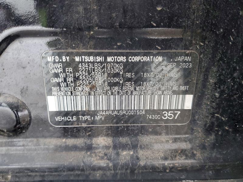 Продажа на аукционе авто 2024 Mitsubishi Outlander Sport, vin: JA4ARUAU5RU001504, номер лота: 75782595