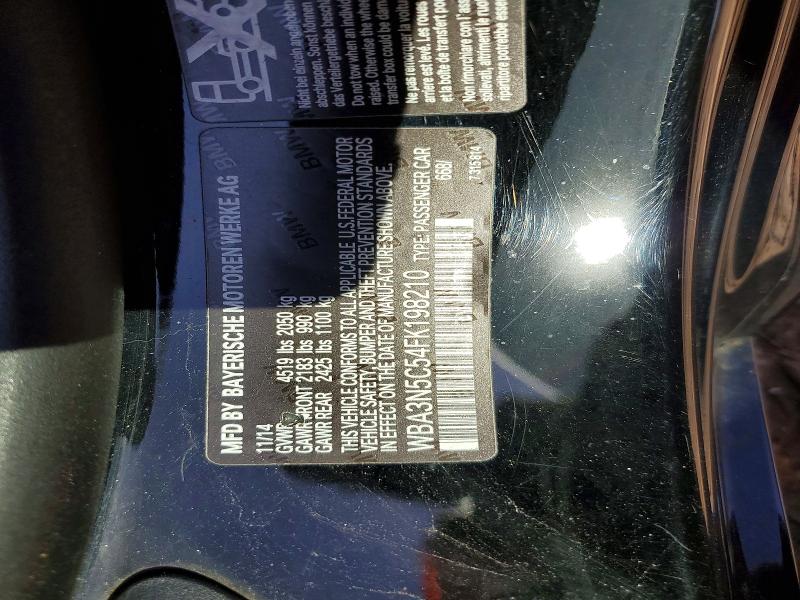 78883435 :رقم المزاد ، WBA3N5C54FK198210 vin ، 2015 Bmw 428 مزاد بيع